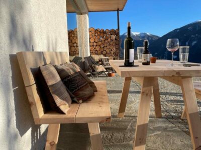 Tisch in Zirbe – outdoor, gemeinsam, zirbe